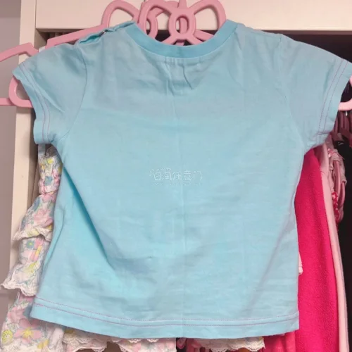 这一次明显感觉比以往的慢很多，不知道什么因素，大概两个星期才拿到，之前都是一个星期，不过无伤大雅，衣服都太可爱了！该说不说外面那层纸箱子挺厚的