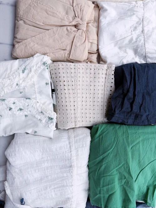 很喜欢这些棉麻风的衣物～这次合单审核也很快，比上一次快诶！卖家基本上都是当日/次日发货，物流也很快喔，每次拆快递都是超级激动?，喜欢喜欢哦