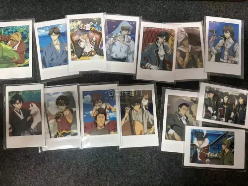 第一次切煤，买到了很多类型的谷子。迹部原画发声卡太帅啦，还有好价的全套拍立得卡片。纸飞机打包很好，价格也实惠。