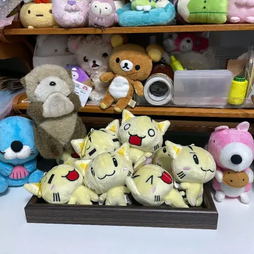 终于收到我的小老虎毛绒大军，品相超赞！竹蜻蜓物流速度稳到惊喜，打包严实无损伤，春日拆箱幸福感拉满~软fufu的小家伙们也太治愈啦！