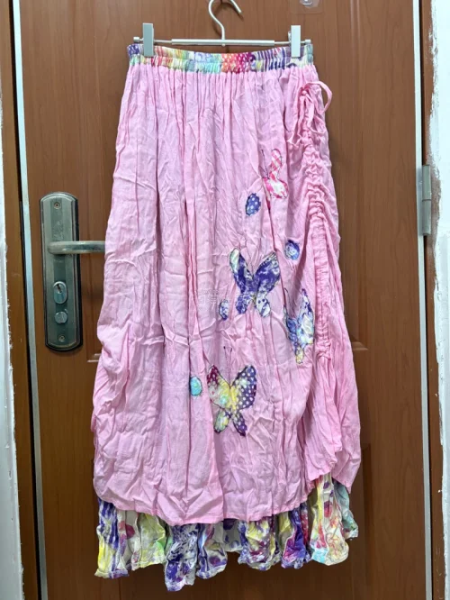 这次在任意门上又淘到很漂亮的蝴蝶半裙，质量很好！上衣也很森系，任意门搜索机制真的很优秀，优惠券也很多，操作起来很便捷，切煤也很高效，我选择的是日本邮政EPL，半个月左右我就收到了，包裹完整，从下单到运回来都很顺利方便！推荐有海淘需求的宝宝使用任意门哦！这次购物体验满...