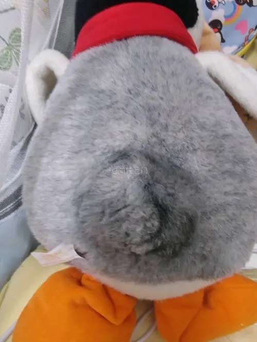 终于收到心心念念的企鹅玩偶啦！拿到手就被它的质感惊喜到，毛绒摸起来软软糯糯的，一点都不掉毛，做工也超精细，还原度超高。抱着rua了好久，红围巾和圆滚滚的造型也太可爱了，摆在床头或者当抱枕都超合适，真的是买到就是赚到