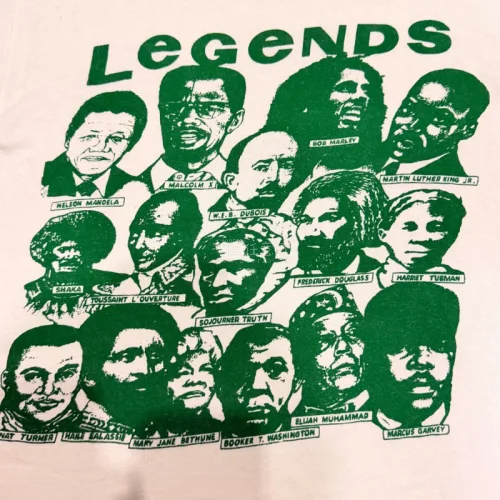 两件挺有意思的tee，黑人运动传奇人物ringer和vr战士3tee，黑人运动tee挺多的但ringer的比较少，挺好