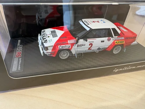 还是那句：IG出品，必属精品！这次入的是IG出的尼桑240RS在1984年参加Safari Rally版本。车模细节丰富，锐度顶级，是难能可贵的精品！