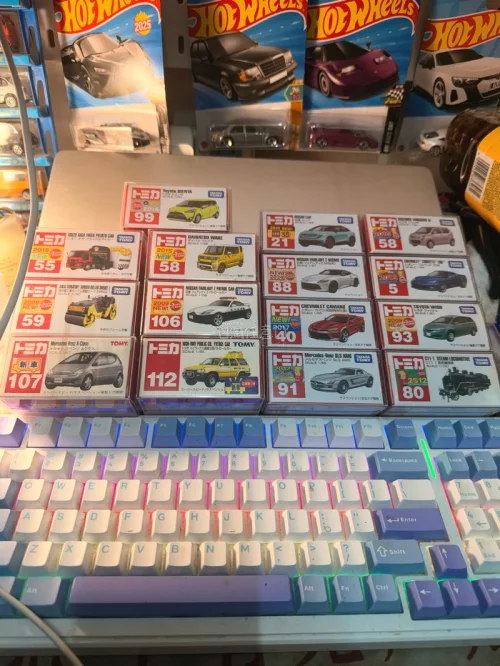 在挖煤姬入手多款多美卡中古小车，平台款式丰富，打包防护到位，清关速度适中，偶尔有小额优惠券，每周有免手续费的券，淘日版车模性价比很不错