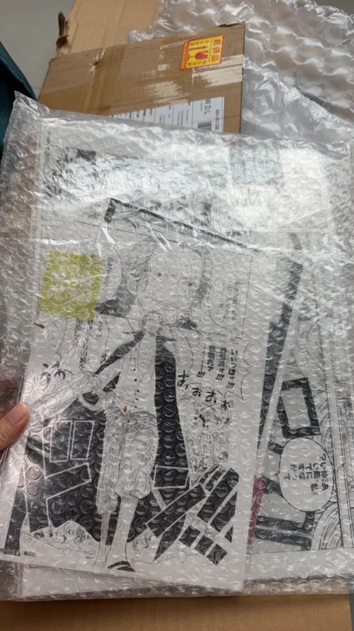 第一次用挖煤姬，海贼的切页确实有很多价格比国内便宜好多，今天收到一个巨大的箱子一开始还没想起来是什么，三张切页放这么大一个箱子！！用了满满的泡沫纸，没被税好幸运！现在准备切下一单了
