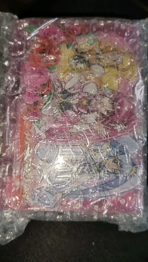 这回在煤炉收了幸福充电光之美少女系列的变身器和前辈卡组套装，价格合适，成色和描述的一致，打包很到位，非常满意