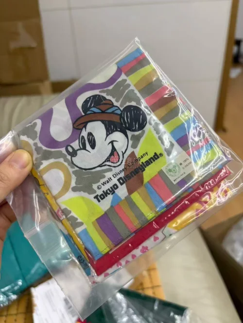 这次也是到了很多米奇的小周边，包包超级美的还有两条很可爱的方巾，别的小东西成色和价格也是很香，期待下一箱到货，物流也很快