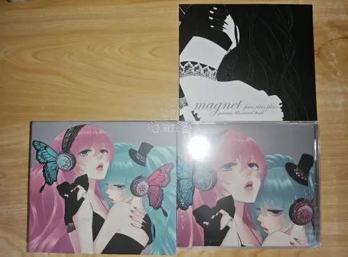 这次在挖煤姬买的是初音未来相关cd，采用的是竹蜻蜓物流，为了防止cd在运输过程中损坏，还选择了内部强化加固，到手后包装完好。令我惊讶的是，我在骏河屋买的《magnet》标的是中古，到手却是全新，或许这就是日淘的乐趣之一。想要日淘的朋友，推荐使用挖煤姬！
