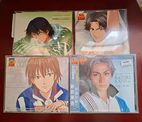 最近突然想收藏一些动漫CD，在book-off和骏河屋翻到了一些非常好价的网球王子音乐cd和刀剑乱舞近侍曲cd，和在煤炉切的幽游白书周边一起寄回来，发的EMS快递，包装严实，收到手后看了一下CD品相出乎意料的好，后面打算再淘一些DVD、BD。