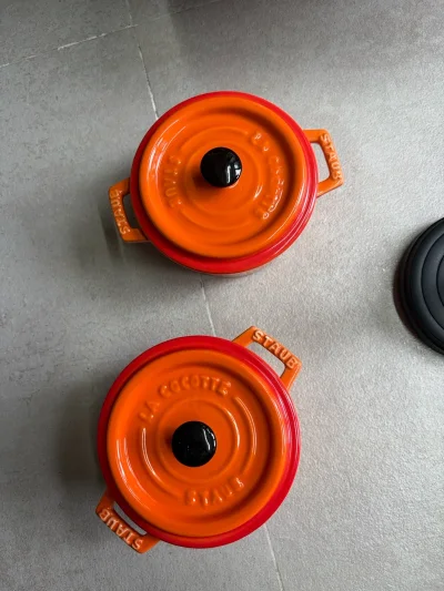 staub12cm圆炖盅 橙色