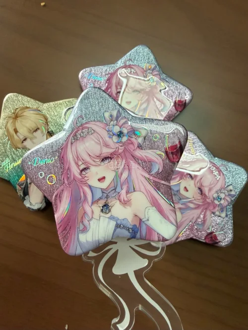 第一次用挖煤姬，买了很想要的鸣潮2nd Fes吧唧，操作流程清晰易懂，检索下单都很便利。卖家发货稳妥，打包严实无磕碰，陆赫斯、达妮娅吧唧品相完好，转运物流全程可查，整体购物体验顺畅舒心，以后买日谷还会选这里！