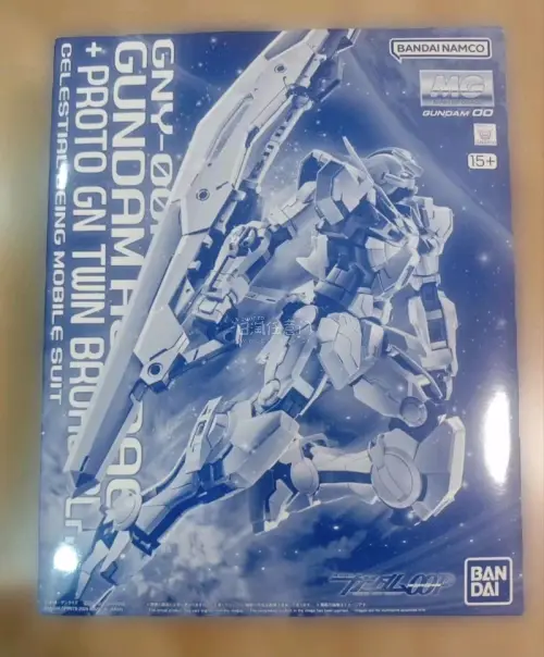 系列：MG 1/100 《机动战士高达00P》
​Gundam Rasiel 审判女神高达（搭载原型双GN加农炮）
​万代PB网络限定，2025年新品，日本本土生产
​秘天使高达的原型机，天人组织测试用机，稀有PB限定款
