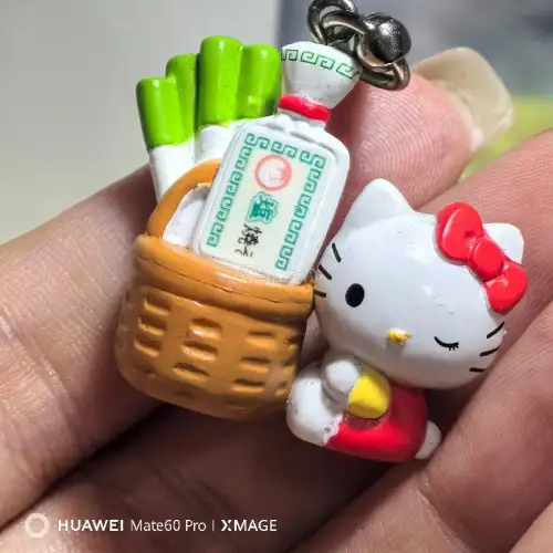 
挖煤姬切煤成功✨淘到心仪KT中古挂件，实物品相超出预期。漂洋过海平安到手，小小一只挂包超耐看，收集Kitty的快乐，大概就是不断遇见心动小物件。