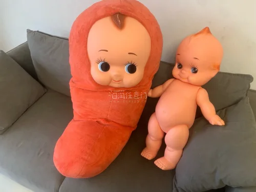 终于买到心心念念的明太子丘比抱枕，真的巨大无比啊！震撼美味?。2kg的就想着第一次先用竹蜻蜓专线试试水，大概用了22天左右，速度还是可以的。