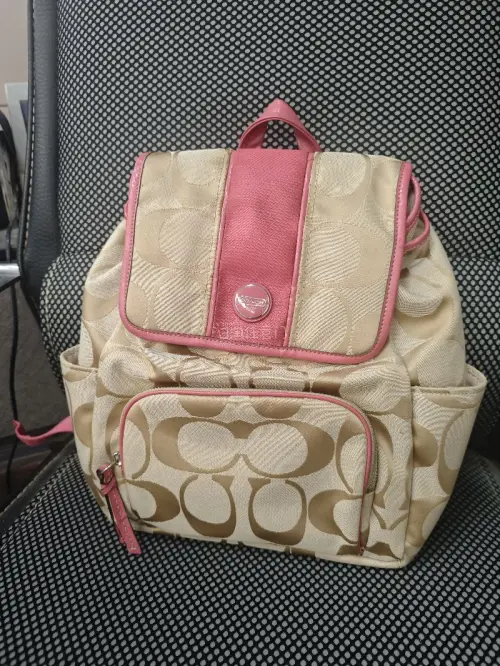 日淘中古Coach双肩包安全下车