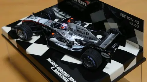 迷你切出品，题材为2005年F1世界锦标赛迈凯伦车队赛车MP4-20，车手为莱科宁，做工确实棒啊，帅哭了