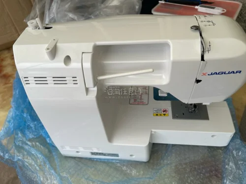 JAGUAR KC‑206缝纫机完好到手，外观干净，没有磕碰污渍。挖煤姬转运很省心，二手老设备保护得很好，期待上机使用。