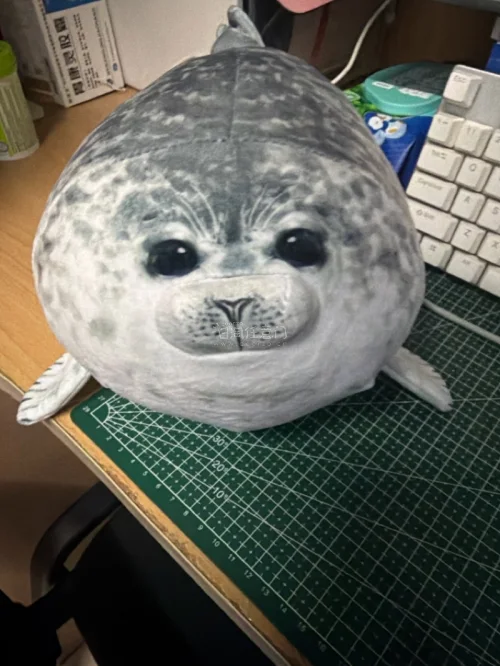 刷到了一只特别喜欢的海豹玩偶，在日淘上搜罗了几天终于被我遇到好价，两只直接拿下。非常之萌，可以唱歌，还可以蹦蹦跳跳学人说话?爱日淘