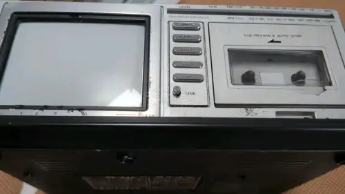 日立昭和時期多功能收录音电视机