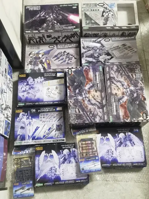 这次在挖煤姬大批量入手 6 盒骨装机兵，搭配 6 份 MSG 武器配件包，终于补齐了心心念念的改造套件。挖煤姬中文界面操作很顺手，多件商品分开下单存入仓库，免费囤货等到全部齐件再合单，流程清晰，各项费用明细透明，没有隐形消费。
 仓库打包很用心，每一盒模型都用气泡膜...