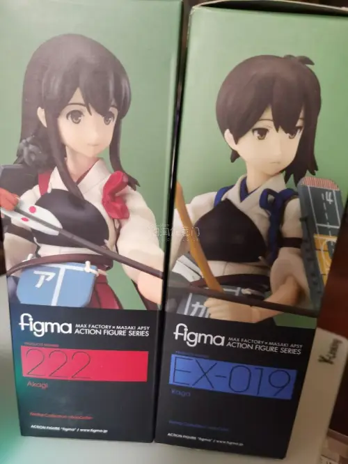 本次到货四款figma，舰C的天津风和赤城加贺，老款的甲胄saber。都是很经典的figma，性价比很高。