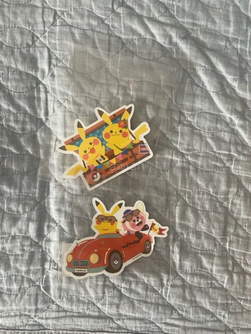 又到了一箱包裹，本次还是ems，配合积分低扣太香了！买了一些宝可梦周边，pokemon doll stamp，邮票风格的一个文件夹收纳盒，本来以为是有单独存放的，结果没有。还有两张文件夹，最后是两张贴纸。下个月继续！