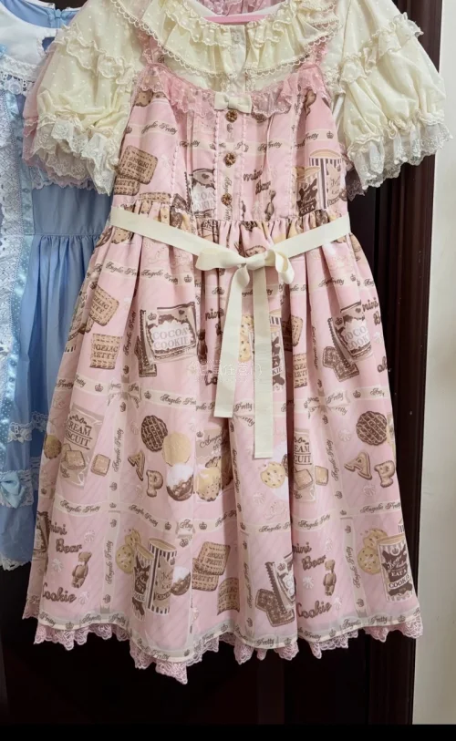 超喜欢这条饼干柄Lolita小裙子