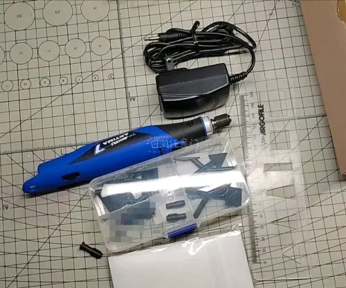 artima7 电动打磨机，完美下车，运输盒子完好，里面的商品包装盒八角尖尖，物流还算快，一周就到了，继续买起来