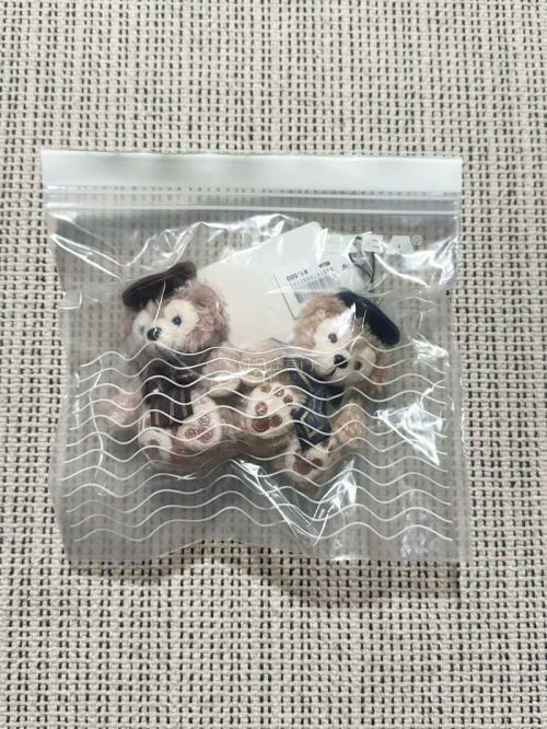 这次淘了两件好物，一件全新的sm2衬衫连衣裙，还有一对东迪达菲雪莉玫挂件，收到超喜欢，衣衣和挂件都很美丽，第一次淘衣服，体验很好，还在继续剁手！
走的竹蜻蜓，价格实惠，包装细致，期待下一个包裹啦