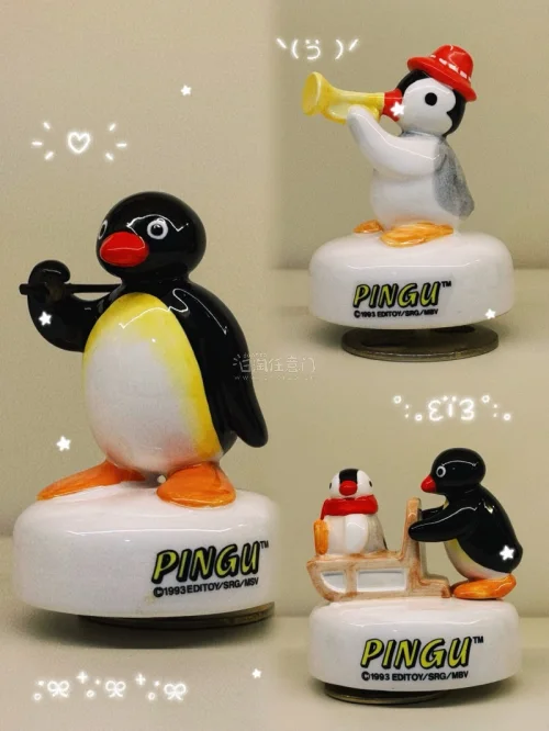 任意门淘到Pingu中古音乐盒，桌面收藏太治愈?