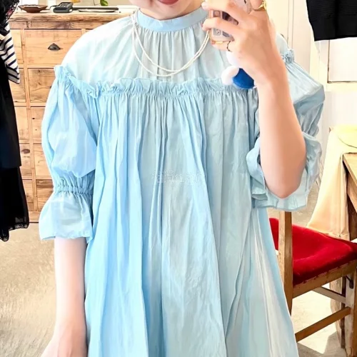 这款海外代购app体验超赞！终于入手难得的蓝色伊吹染上衣，这款早已完售，二手实物成色很好，价格合适，能买到心仪好物真的太开心，十分推荐。