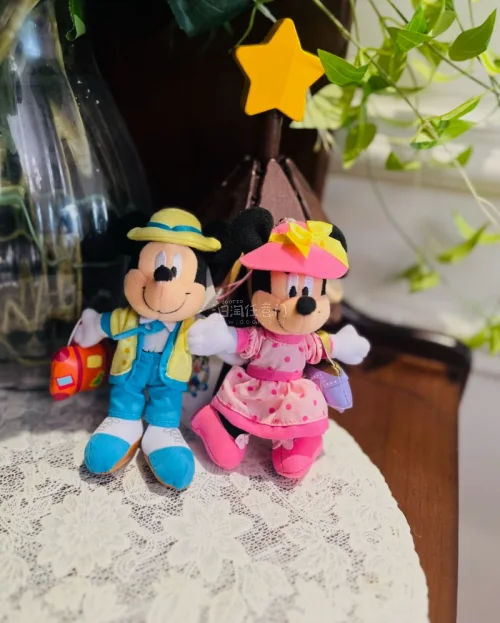 能淘到心仪已久的宝贝实在是件开心的事情，皮杰小猪，米奇米妮，还有小阿布，都那么完美可爱，让我爱不释手。