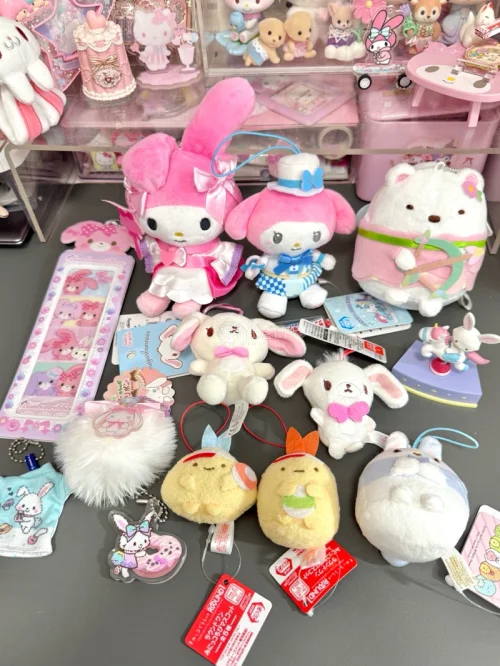 挖煤姬淘到一堆三丽鸥小玩偶！美乐蒂、角落生物品相超棒，吊牌完整，毛绒手感软糯。打包防护做得很好，没有挤压损坏，一次性集齐好多喜欢的挂件，海淘体验超开心！