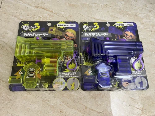 心心念念的斯普拉盾3 水枪 和 吉良吉影 御守到啦，终于看到实物啦，游戏+动漫 照进现实，还没舍得拆。光拍照就已经很开心? 双色三发弓，新叶迷你水枪，我准备好了，GO!