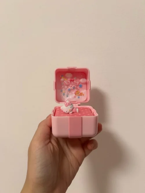 这次在挖煤姬淘到心心念念的美乐蒂中古小首饰盒和贴纸，实物比照片还要粉嫩精致！包装保护得很好，运输过程没有磕碰，清关速度也很理想。中古品相很满意，细节满满，收藏党狂喜，一次很愉快的海淘购物，以后还会继续在这里挖可爱小宝贝！