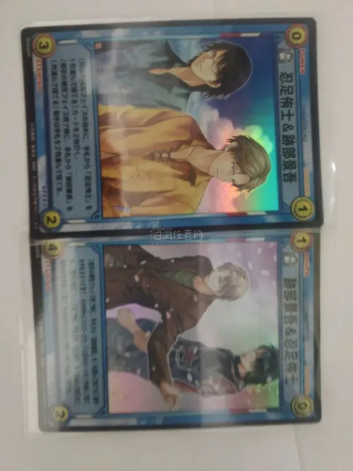 非常好的价格飞速切到了忍迹两张貌美tcg，挖煤姬的搜索真的挺全，蹲到了这张黑帮文件夹，赶紧和之前囤的网舞一起发回来了，这次走的是ems，以为邮政会慢没想到实际上蛮快的，美美吃上