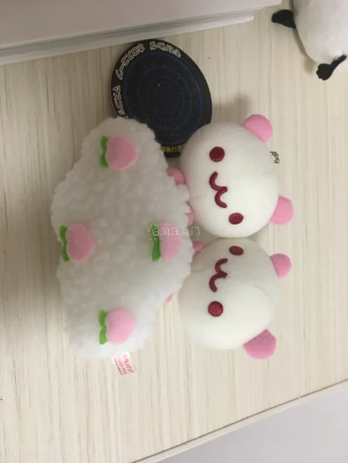 终于在挖煤姬蹲到这套超可爱的平成桃子熊猫玩偶，实物比图片还要软萌，品相很不错。打包防护做得很好，收到没有磕碰。平台合单、物流跟踪都很方便，整个购物流程省心顺畅，能收到这款绝版玩偶真的太开心啦，后续还会继续在这里蹲喜欢的谷子玩偶！