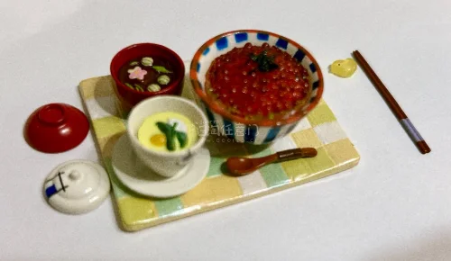 这套rement和食日和品相太棒啦！每一款都完整干净，配件齐全，做工精致，食物细节超逼真。卖家打包仔细，沟通顺畅，发货也快，非常满意，强烈推荐✨